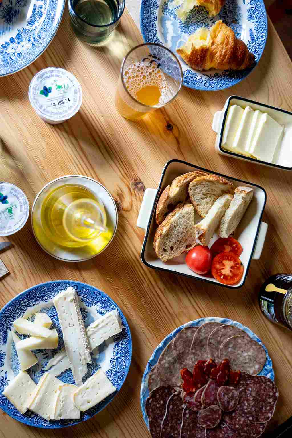 Productes de l’esmorzar de Can Serra